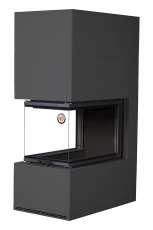 Камин Родос 900 ЧЕРНЫЙ, шамот черный в Слуцке