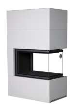 Камин Родос 900 СЛОНОВАЯ КОСТЬ, шамот черный в Слуцке