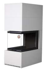 Камин Родос 900 СЛОНОВАЯ КОСТЬ, шамот черный в Слуцке