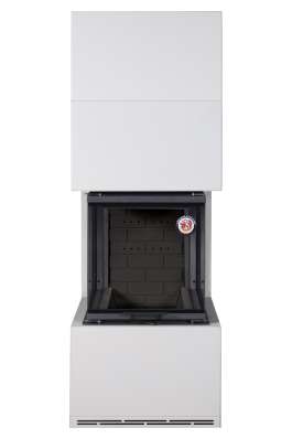 Камин Родос 900 СЛОНОВАЯ КОСТЬ, шамот черный в Слуцке