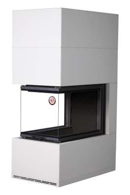 Камин Родос 900 СЛОНОВАЯ КОСТЬ, шамот черный в Слуцке