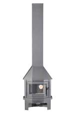 Камин Бавария Мюнхен пристенно-угловой МИНИ графит в Слуцке