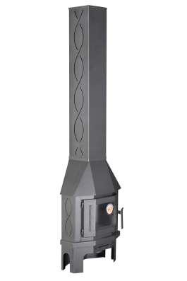 Камин Бавария Мюнхен пристенно-угловой МИНИ графит в Слуцке