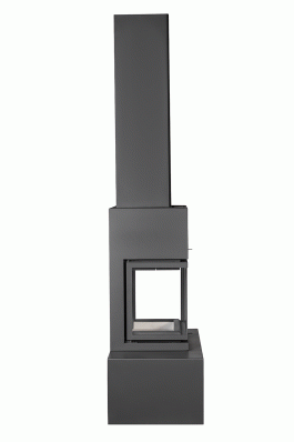 Камин МАДРИД на дровнике Гигант центральный черный\белый шамот в Слуцке