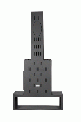 Камин МАДРИД на дровнике Гигант центральный черный\белый шамот в Слуцке