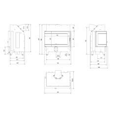 Каминная топка ILDNORD MALMO в Слуцке