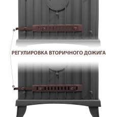 Печь-камин Везувий KZ-14РS Антрацит в Слуцке