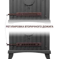 Печь-камин Везувий KZ-14Р Антрацит в Слуцке