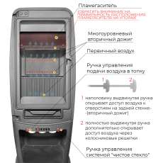 Печь-камин EVEREST S7M в Слуцке