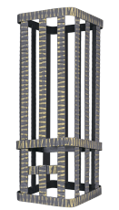 Сетка на трубу для Ураган 250х250х750 Гром 30 под шибер купить в Слуцке