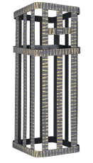 Сетка на трубу (250х250х500) Гефест ЗК 18/25/30, Гром 30 под шибер купить в Слуцке