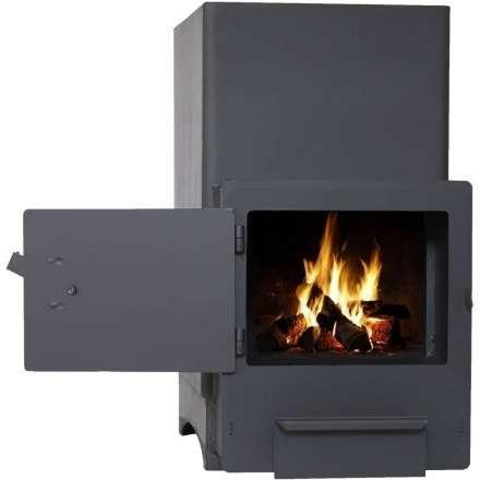 Печь банная Копеечка с выносной топкой стальная фото в Слуцке