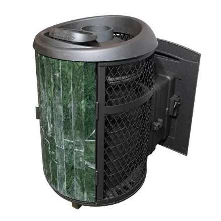 Банная печь ProMetall Атмосфера комбинированная сетка-ламель «Змеевик» в Слуцке