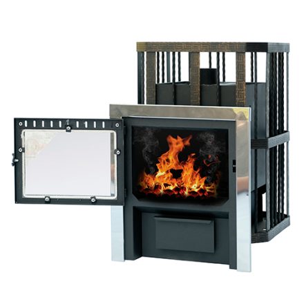 Печь банная Катунь со стеклом в Слуцке