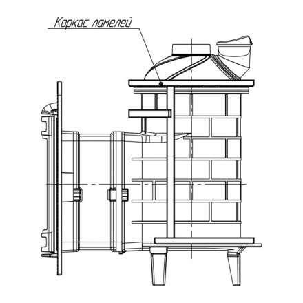 Банная печь ProMetall Атмосфера ламели Жадеит в Слуцке