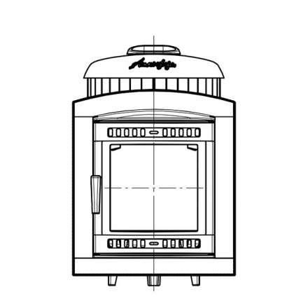 Банная печь ProMetall Атмосфера ламели Жадеит в Слуцке