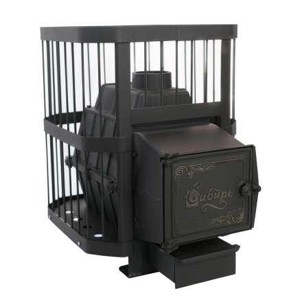 Печь банная чугунная СИБИРЬ 21 облегченная топка в Слуцке