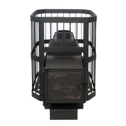 Печь банная чугунная СИБИРЬ 21 облегченная топка в Слуцке