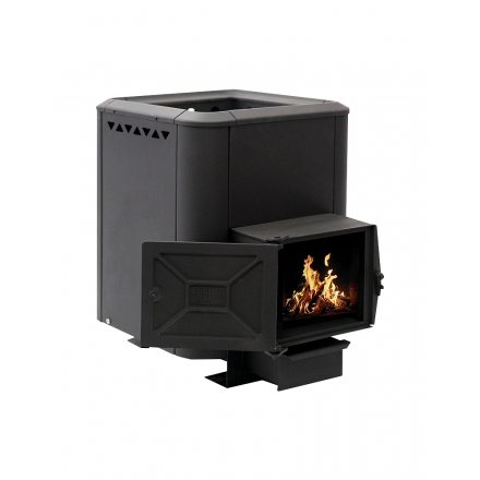 Печь банная Сибирь-15 с выносным топочным каналом (конвекционная) в Слуцке