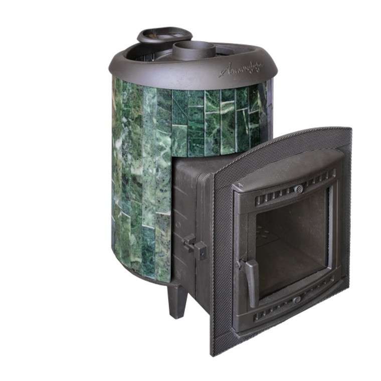 Банная печь ProMetall Атмосфера ламели «Змеевик» наборный Амазонка бай фото в Слуцке