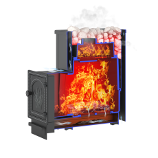 Печь для бани Везувий Сенсация 12 Антрацит (ДТ-3) Амазонка бай фото в Слуцке