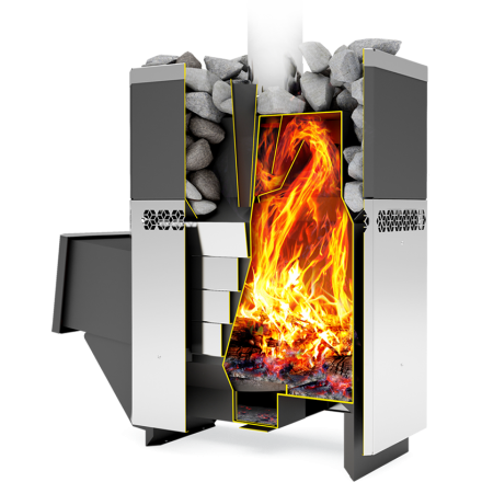 Печь для бани Теплодар Русь-18 ЛНЗП Профи в Слуцке