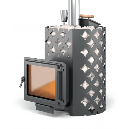 Банная печь ЭТНА 18 (Панорама) ЗК Амазонка бай фото в Слуцке