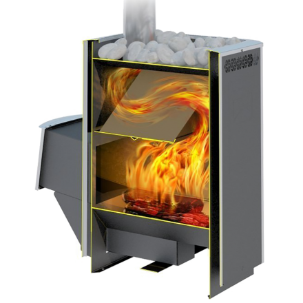 Печь для бани Теплодар Сибирь-30 ЛК в Слуцке