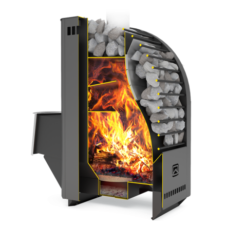 Печь для бани Теплодар Каскад-12Т в Слуцке