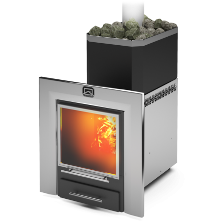 Печь для бани Теплодар Русь-12 ЛНЗП Профи Панорама Амазонка бай фото в Слуцке