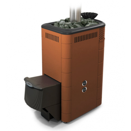 Печь для бани Термофор Гейзер XXL 2017 Carbon ДА ЗК ТО терракота Амазонка бай фото в Слуцке