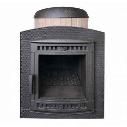 Банная печь ProMetall Атмосфера Про Ламели Окаменевшее дерево перенесённый рисунок Амазонка бай фото в Слуцке