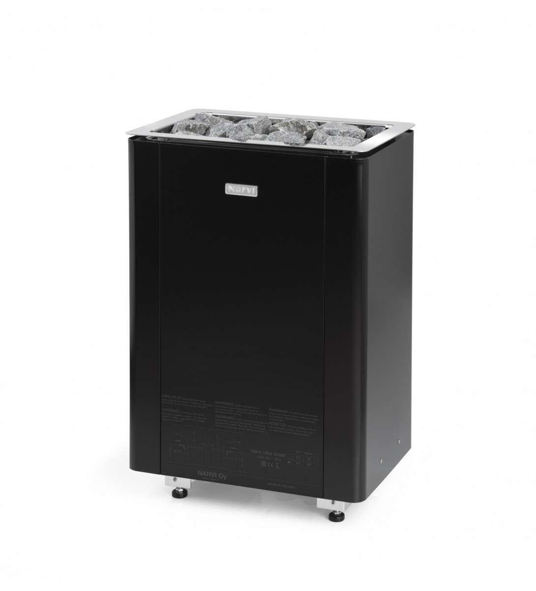 Электрическая печь Narvi Ultra Small чёрная 9 кВт Амазонка бай фото в Слуцке