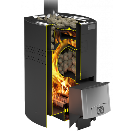 Печь для бани Теплодар Домна 20 ЛК в Слуцке