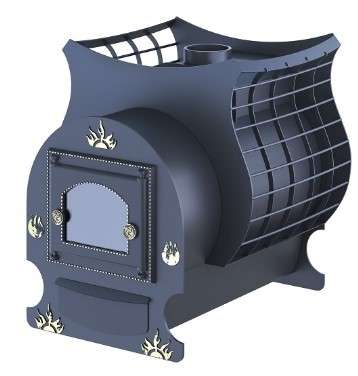 Печь для бани Царь-печи Елисей Премиум 8 мм Амазонка бай фото в Слуцке