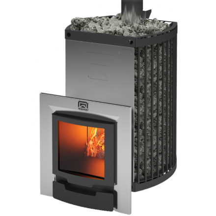 Печь для бани Теплодар Домна-Сетка 20 ЛК Панорама Амазонка бай фото в Слуцке