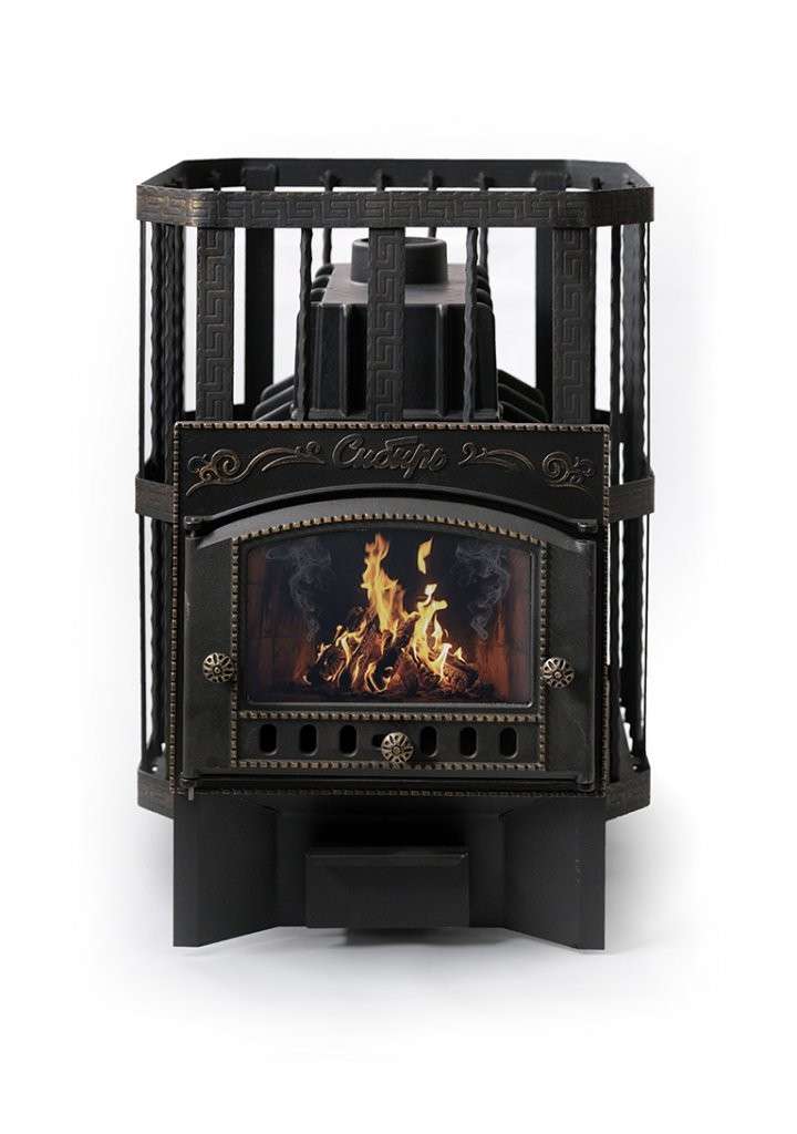 Печь банная Сибирь-24 с каминной дверцей Амазонка бай фото в Слуцке