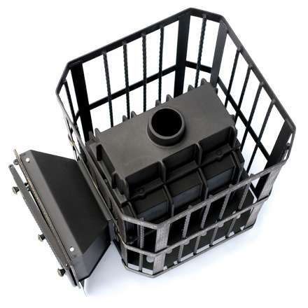 Печь банная Сибирь-24 с каминной дверцей в Слуцке