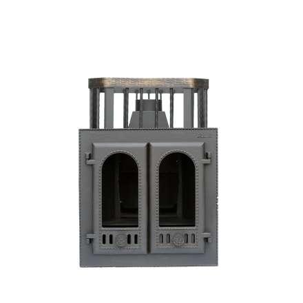 Печь банная Сибирь-24 с двухстворчатой каминной дверцей в Слуцке