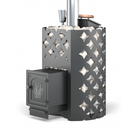 Банная печь ЭТНА 18 (ДТ-4) Закрытая каменка Амазонка бай фото в Слуцке