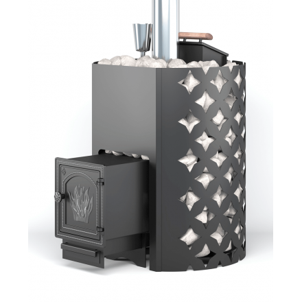 Банная печь ЭТНА 24 (ДТ-4) Закрытая каменка Амазонка бай фото в Слуцке