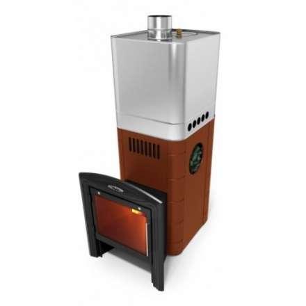 Печь для бани Термофор Бирюса 2013 Carbon Витра ЗК терракота купить в Слуцке