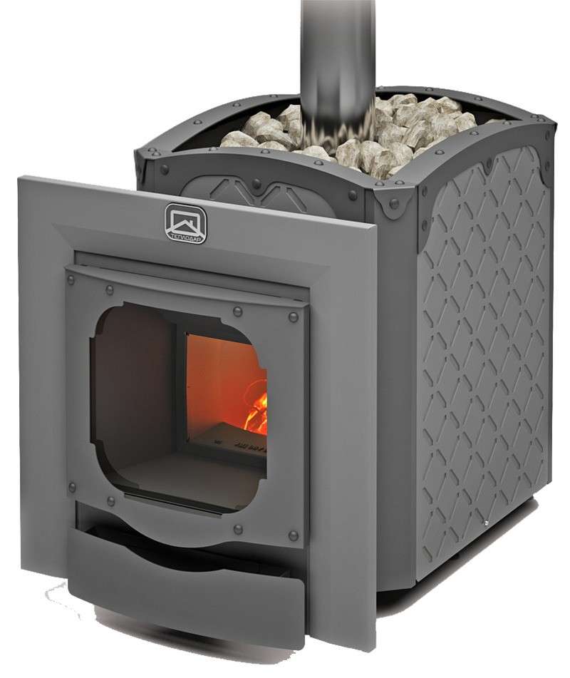 Печь для бани Теплодар Былина-18Ч Панорама Амазонка бай фото в Слуцке