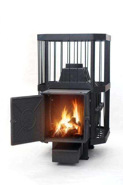 Печь банная чугунная СИБИРЬ-18 чугунная дверка (сетка) Амазонка бай фото в Слуцке