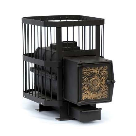 Печь банная чугунная СИБИРЬ-18 чугунная дверка (сетка) в Слуцке