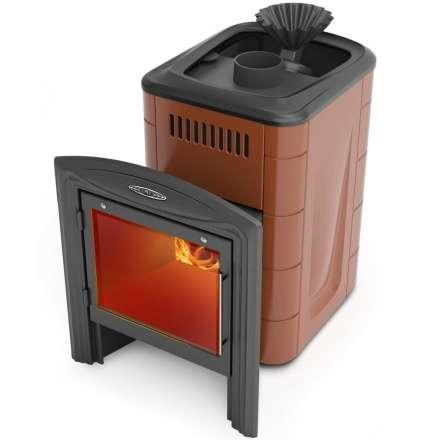 Печь для бани Термофор Гейзер Мини 2016 Carbon Витра ЗК терракота купить в Слуцке