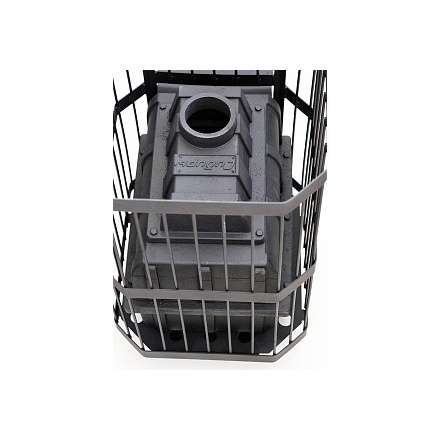 Печь банная Сибирь-24 (панорамное стекло, сетка квадрат) в Слуцке