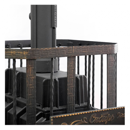 Печь банная Сибирь-32 с каминной дверцей в Слуцке