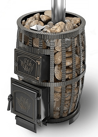 Печь для бани Везувий Легенда Русский Пар Ковка 24 (271) б/в в Слуцке