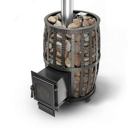 Печь для бани Везувий Легенда Русский Пар Ковка 30 (271) в Слуцке